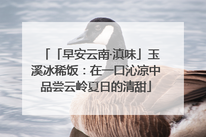 「早安云南·滇味」玉溪冰稀饭：在一口沁凉中品尝云岭夏日的清甜