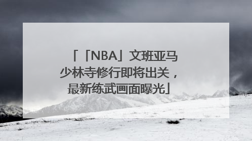 「NBA」文班亚马少林寺修行即将出关，最新练武画面曝光