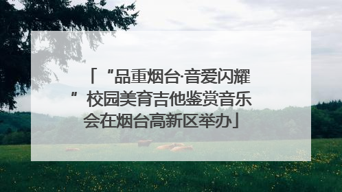 “品重烟台·音爱闪耀”校园美育吉他鉴赏音乐会在烟台高新区举办