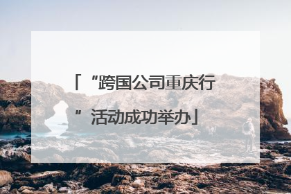 “跨国公司重庆行”活动成功举办