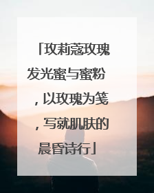 玫莉蔻玫瑰发光蜜与蜜粉，以玫瑰为笺，写就肌肤的晨昏诗行