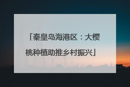 秦皇岛海港区：大樱桃种植助推乡村振兴