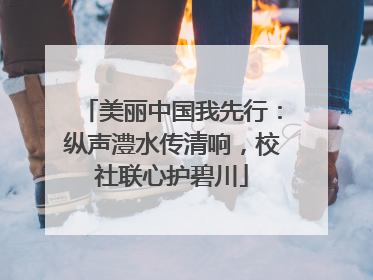 美丽中国我先行：纵声澧水传清响，校社联心护碧川