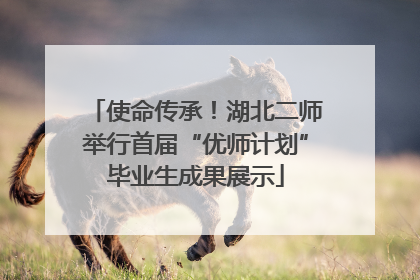 使命传承！湖北二师举行首届“优师计划”毕业生成果展示