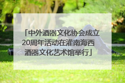中外酒器文化协会成立20周年活动在灌南海西酒器文化艺术馆举行