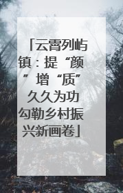 云霄列屿镇：提“颜”增“质” 久久为功勾勒乡村振兴新画卷