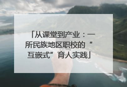 从课堂到产业：一所民族地区职校的“互嵌式”育人实践