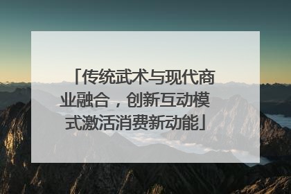 传统武术与现代商业融合，创新互动模式激活消费新动能