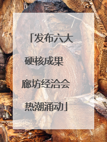 发布六大硬核成果 廊坊经洽会热潮涌动