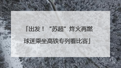 出发！“苏超”烽火再燃 球迷乘坐高铁专列看比赛