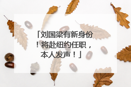 刘国梁有新身份！将赴纽约任职，本人发声！