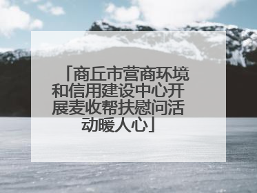 商丘市营商环境和信用建设中心开展麦收帮扶慰问活动暖人心