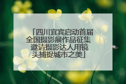 四川宜宾启动首届全国摄影展作品征集 邀请摄影达人用镜头捕捉城市之美