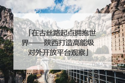 在古丝路起点拥抱世界——陕西打造高能级对外开放平台观察