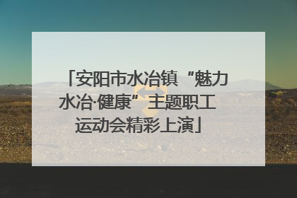 安阳市水冶镇“魅力水冶·健康”主题职工运动会精彩上演