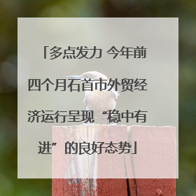 多点发力 今年前四个月石首市外贸经济运行呈现“稳中有进”的良好态势