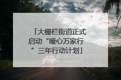 大栅栏街道正式启动“暖心万家行”三年行动计划