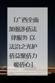 广西全面加强涉侨法律服务 以法治之光护侨益聚侨力暖侨心