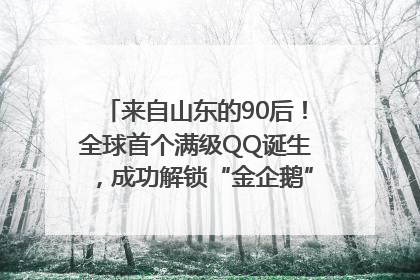来自山东的90后！全球首个满级QQ诞生，成功解锁“金企鹅”，是继承父亲账号