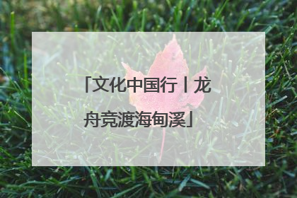 文化中国行丨龙舟竞渡海甸溪