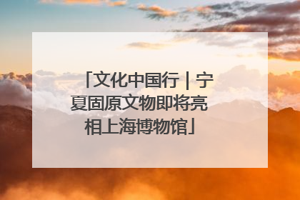 文化中国行｜宁夏固原文物即将亮相上海博物馆