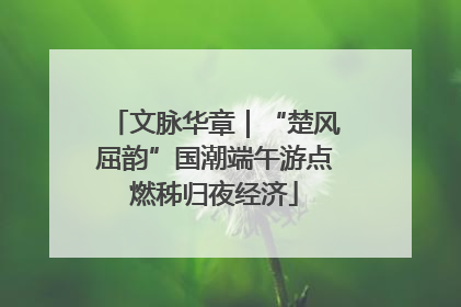 文脉华章｜“楚风屈韵”国潮端午游点燃秭归夜经济