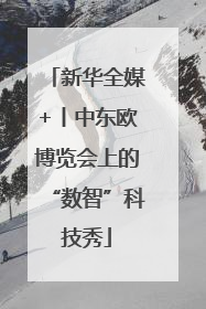 新华全媒+丨中东欧博览会上的“数智”科技秀
