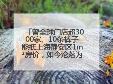 曾全球门店超3000家、10条裤子能抵上海静安区1m²房价，如今沦落为几十元快消品 真维斯，明天的太阳从哪里升起？