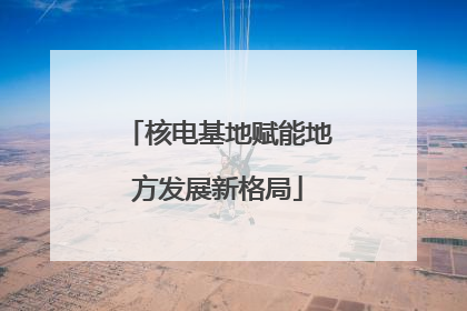 核电基地赋能地方发展新格局