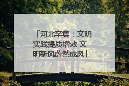 河北辛集：文明实践提质增效 文明新风蔚然成风