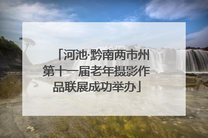 河池·黔南两市州第十一届老年摄影作品联展成功举办
