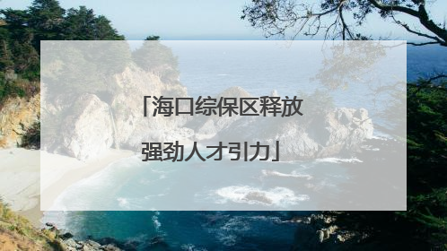 海口综保区释放强劲人才引力