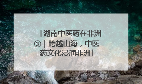 湖南中医药在非洲③｜跨越山海，中医药文化浸润非洲