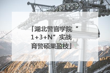 湖北警官学院“1+3+N”实战育警硕果盈枝