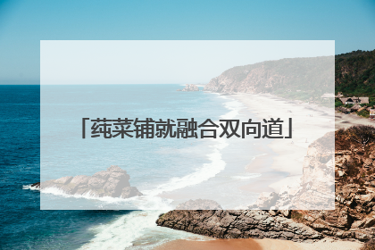 莼菜铺就融合双向道