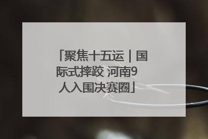 聚焦十五运｜国际式摔跤 河南9人入围决赛圈