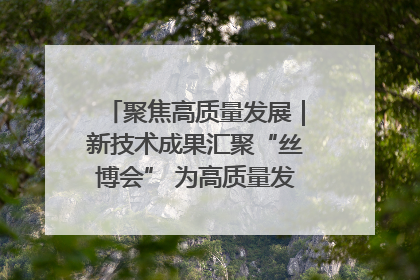 聚焦高质量发展｜新技术成果汇聚“丝博会” 为高质量发展注入新动能