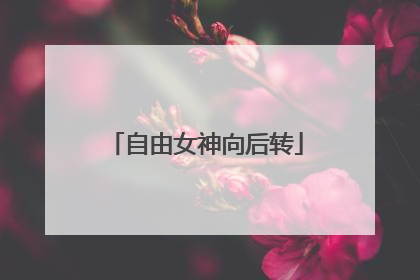 自由女神向后转