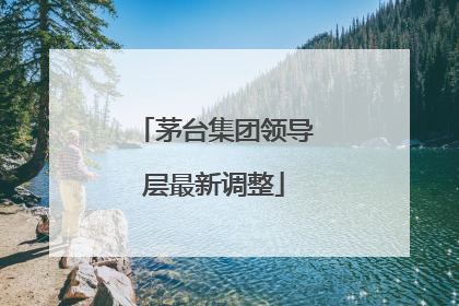 茅台集团领导层最新调整