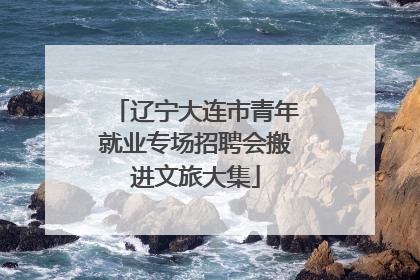 辽宁大连市青年就业专场招聘会搬进文旅大集