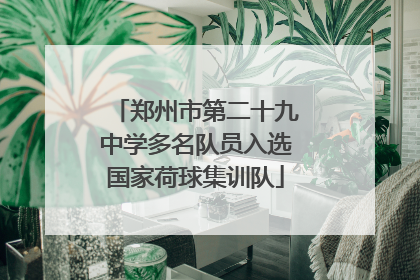 郑州市第二十九中学多名队员入选国家荷球集训队