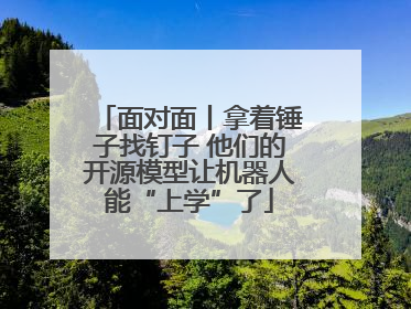 面对面丨拿着锤子找钉子 他们的开源模型让机器人能“上学”了