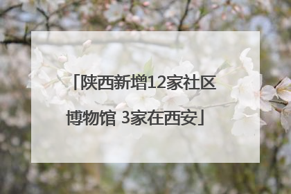 陕西新增12家社区博物馆 3家在西安