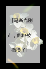 马斯克刚走，他也被撤换了