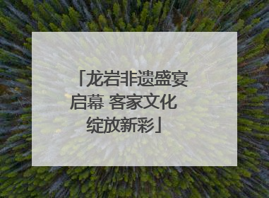 龙岩非遗盛宴启幕 客家文化绽放新彩