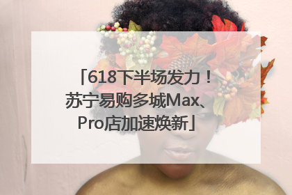 618下半场发力！苏宁易购多城Max、Pro店加速焕新
