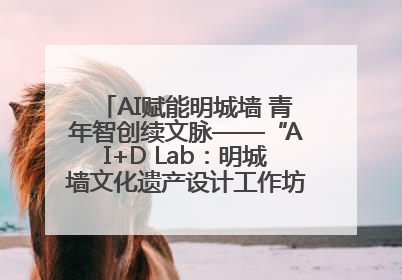 AI赋能明城墙 青年智创续文脉——“AI+D Lab：明城墙文化遗产设计工作坊”在南京开营